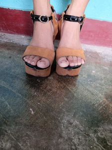 Stylish Tan Heels