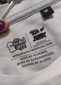 Tie Dye Tom And Jerry Oversized Tshirt