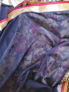 Floral Print Saree