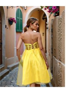 Chic Yellow Sundress