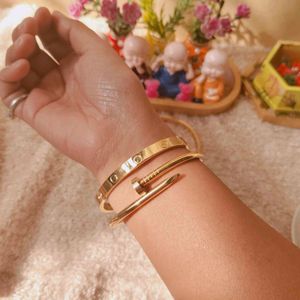 Inspired by Cartier Gold Tone handcuffs