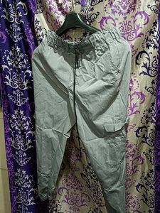 Gray And Pink Cargo Pants