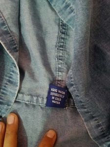 Denim Hooded Jacket