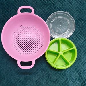 Strainer And Masala Box
