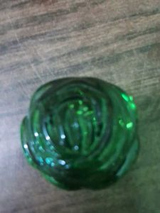 Green Glass Rose