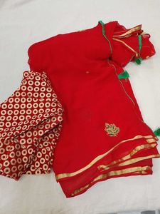 Red Saree