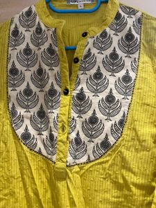 Elegant Yellow Kurta
