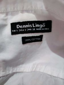 Dennis Lingo White Shirt 38 inch S Size