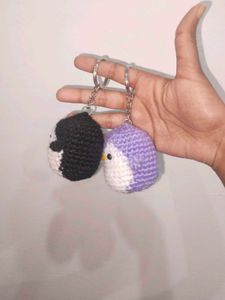 Crochet Penguin Keychain 🐧