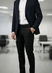 Classic Navy Blue Suit