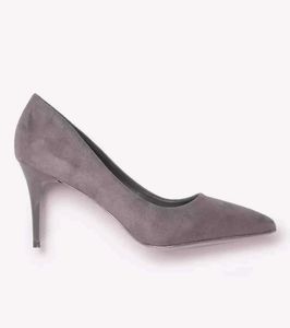 Dressberry Gray Pointed Heels