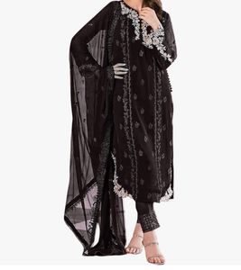 Black Pakistani Suit