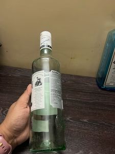 Empty Bottles Of White Rum Bacardi