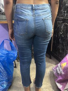 Distressed Denim Jeans