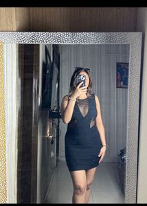 Black Bodycon Mini Dress