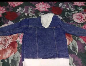 Cute Denim Hoodie Jacket