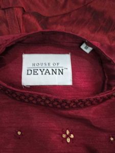 Wine/ Maroon Kurta Set