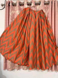 Chevron Maxi Skirt
