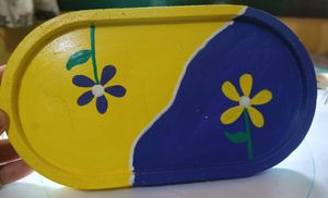 Oval Shape Trendy Tray