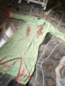 Elegant Green Kurta(XXL)