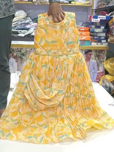 Yellow Floral Dress