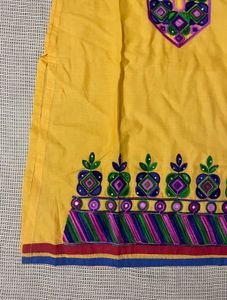 Yellow-Green Embroidered Suit