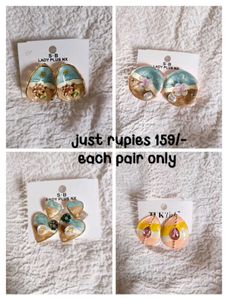 Enamel Earrings