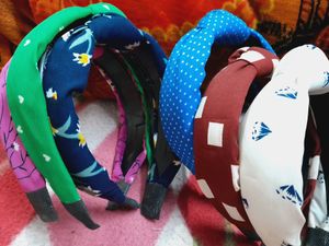 Multicolour Set Of 6 Hairbands