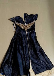 Elegant Navy Blue Kurta