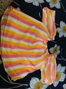 Striped Off-Shoulder Top