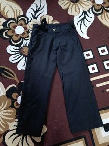 Black Wide-Leg Trousers