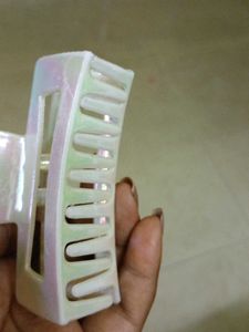 Iridescent Hair Claw Clip
