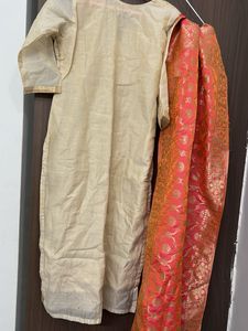Banarsi Kurta With Heavy Dupatta For M Or L