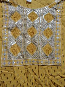 Mustard Yellow Kurti