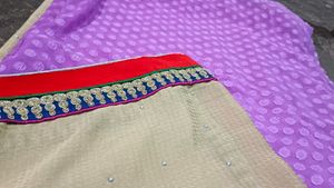 Heavy Border Party Saree