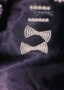 Pearl &amp; Satin Accessory Bundle