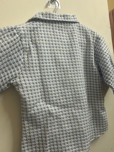 Cute small checkered t-shirt