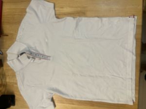 White  Polo Shirt, Size Large