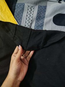 Savana Black Long Sleeve Corset Top