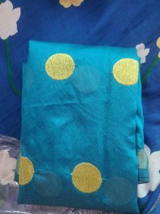 NEW  Elegant Blue Saree