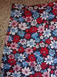 Floral Wrap Around Skirt
