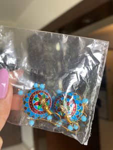 Brand new Meenakari Jhumkis for Ethnic Wear