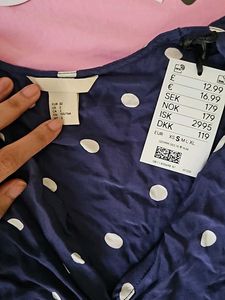 Hnm Polka Dot Top