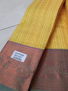 New silk saree with excellent colour combination
