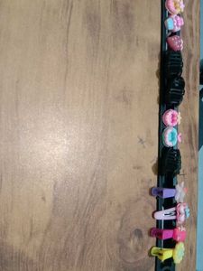 Cute Hair Clip( 4 ).Little Cleture ( 3 ).Rings(5)