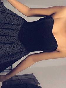 Shein Elegant Black Fit &amp; Flare Dress