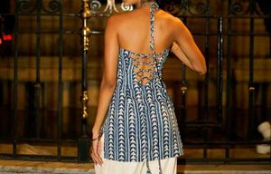 🆕 Viral Halter Neck Corset Short Kurta😍✨