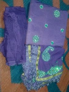 Purple Dress Material