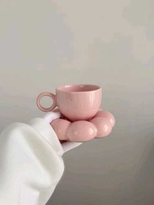 Pink Ceramic Cloud Mug