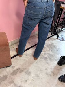 denim man blue jeans with good condition